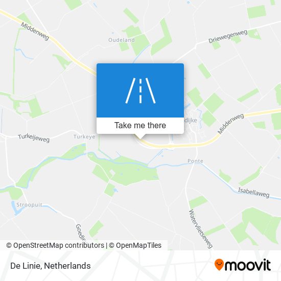 De Linie map