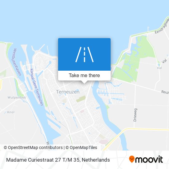 Madame Curiestraat 27 T/M 35 map