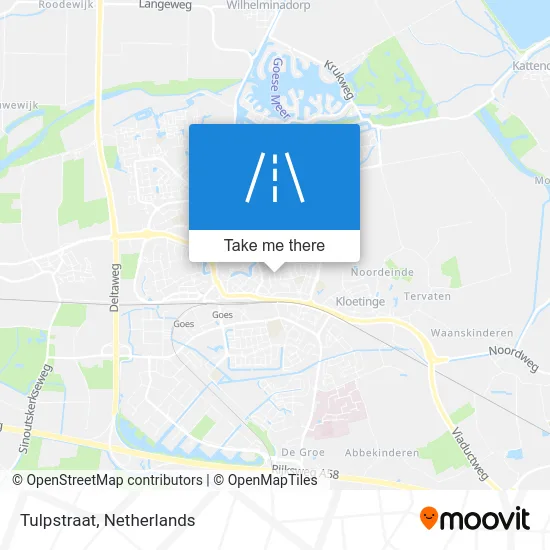 Tulpstraat map