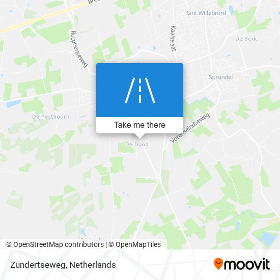 Zundertseweg map