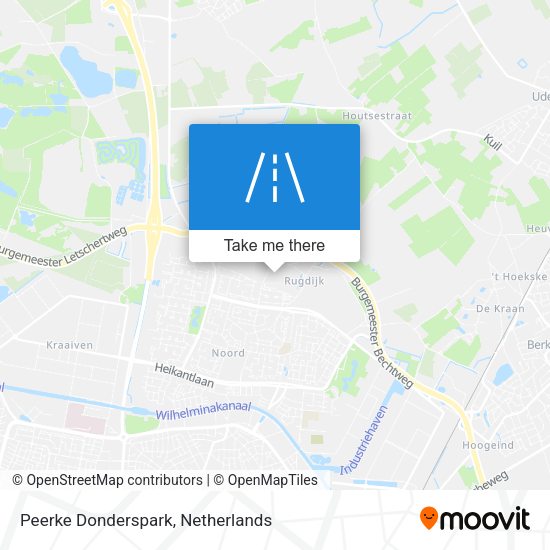 Peerke Donderspark map