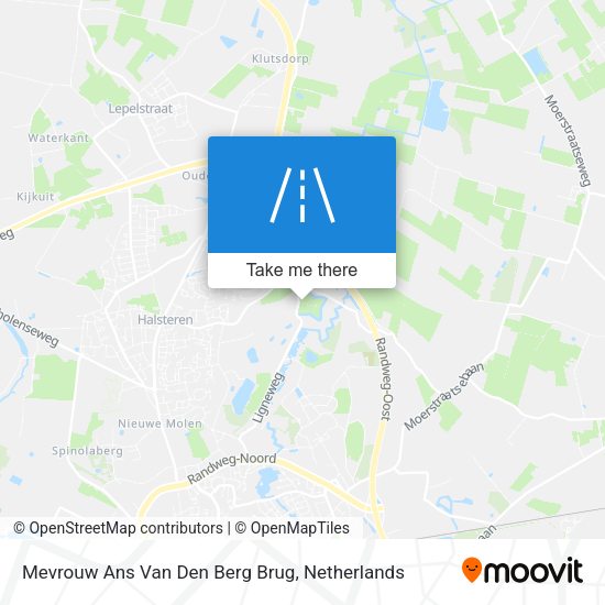 Mevrouw Ans Van Den Berg Brug map
