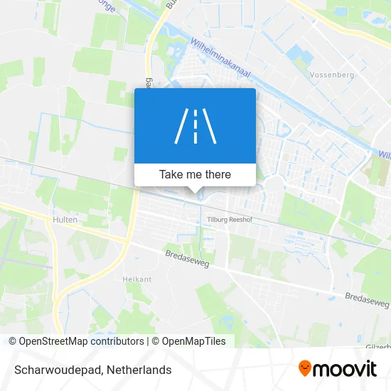 Scharwoudepad map