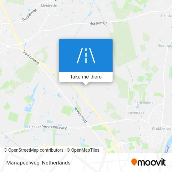Mariapeelweg map