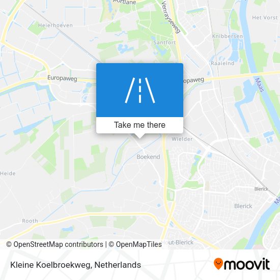 Kleine Koelbroekweg map
