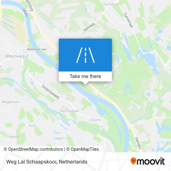 Weg Lal Schaapskooi map