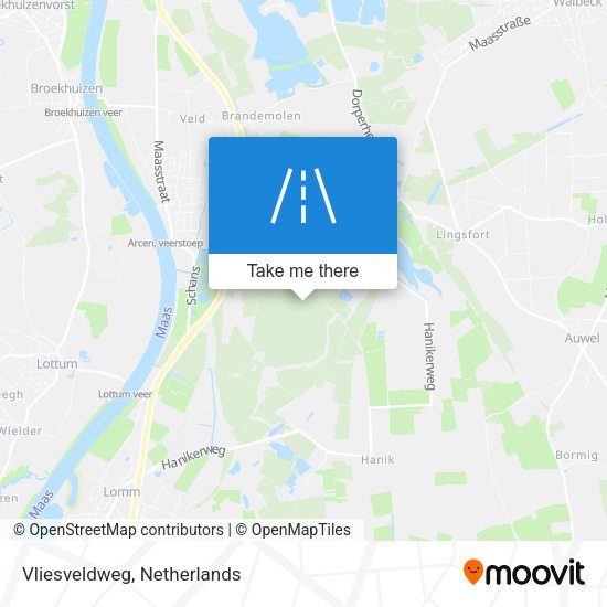 Vliesveldweg map