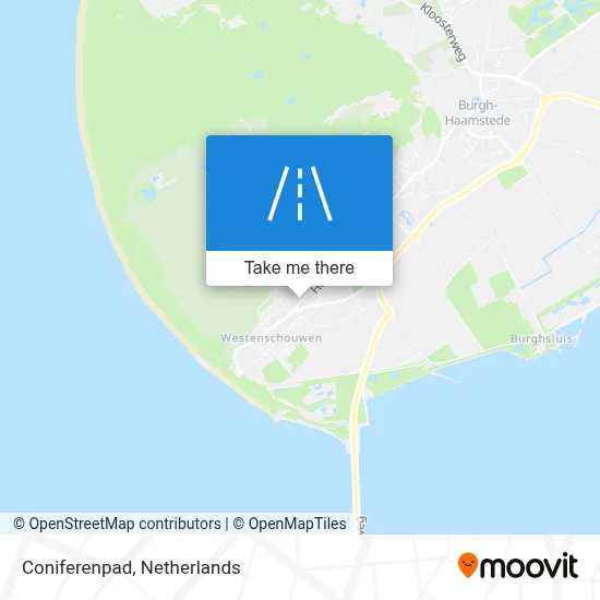 Coniferenpad map