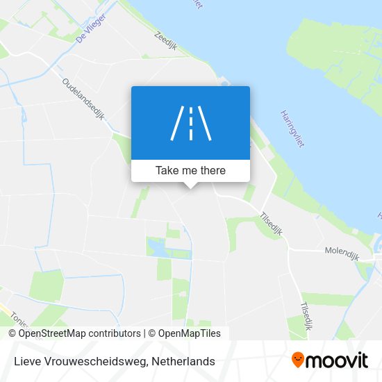 Lieve Vrouwescheidsweg map
