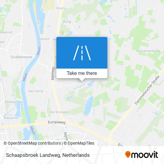 Schaapsbroek Landweg map