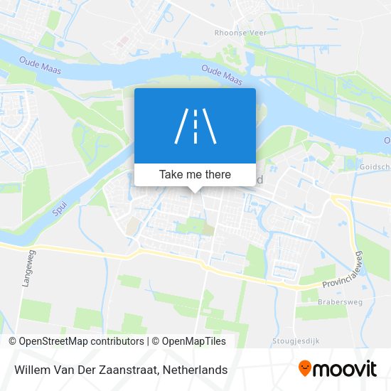 Willem Van Der Zaanstraat map