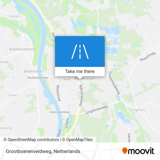 Grootboerenveldweg map