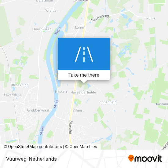 Vuurweg map