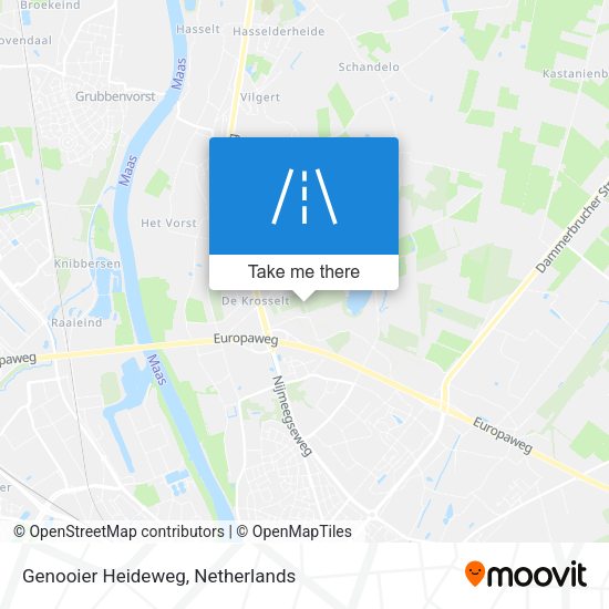 Genooier Heideweg map