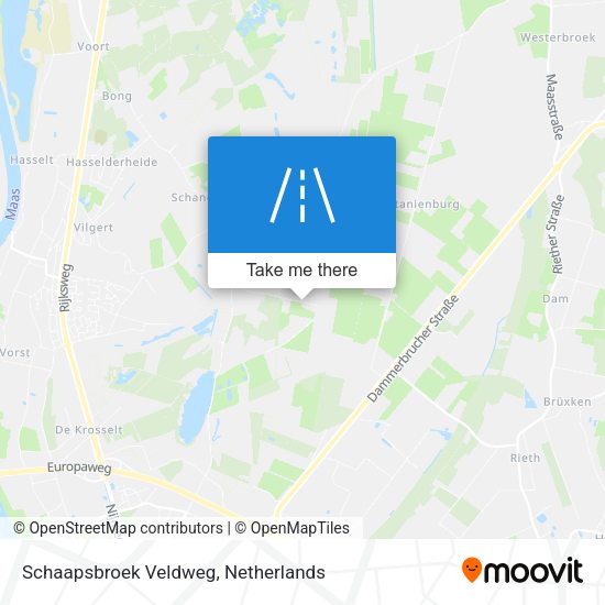 Schaapsbroek Veldweg map