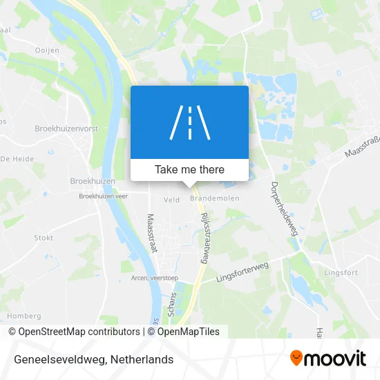 Geneelseveldweg map