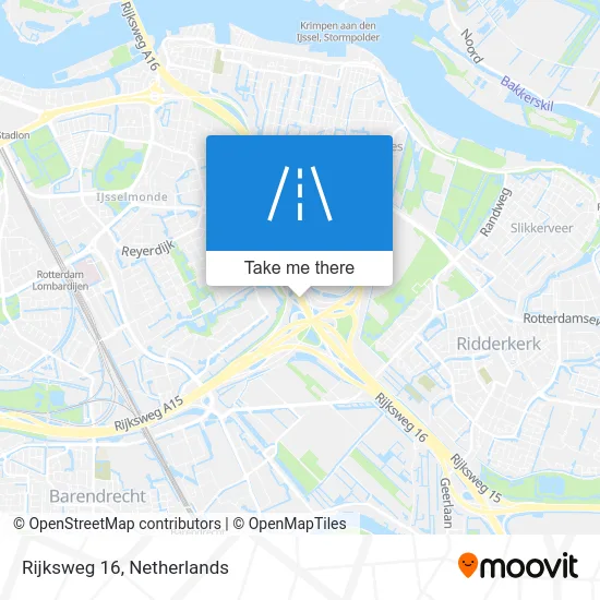Rijksweg 16 Karte