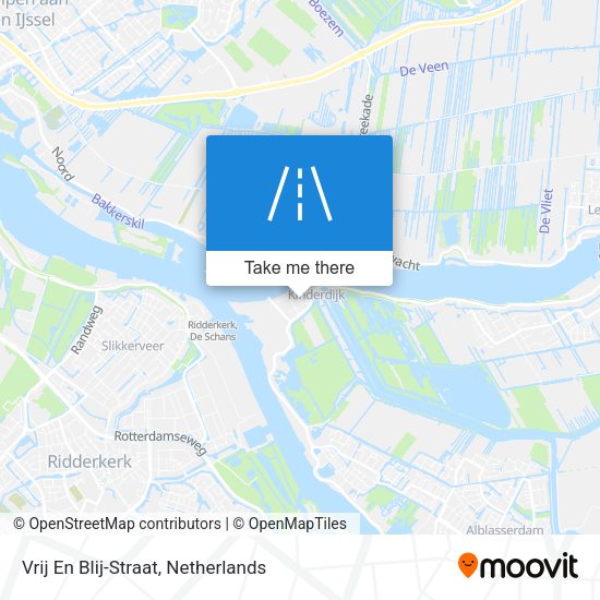 Vrij En Blij-Straat map