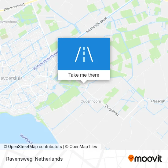 Ravensweg map