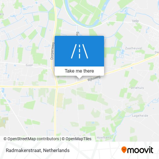 Radmakerstraat map