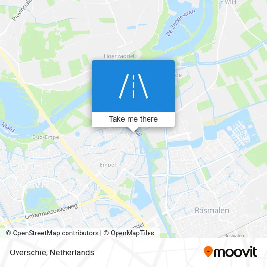 Overschie map