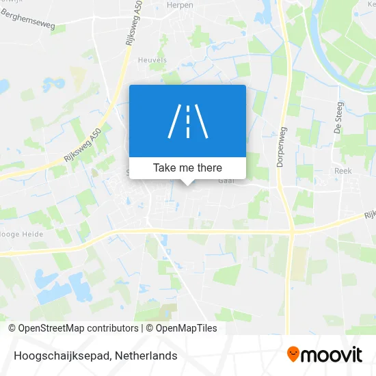 Hoogschaijksepad map
