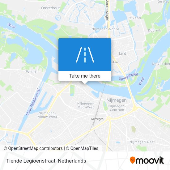 Tiende Legioenstraat map