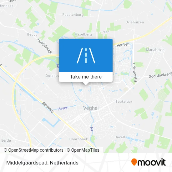 Middelgaardspad map