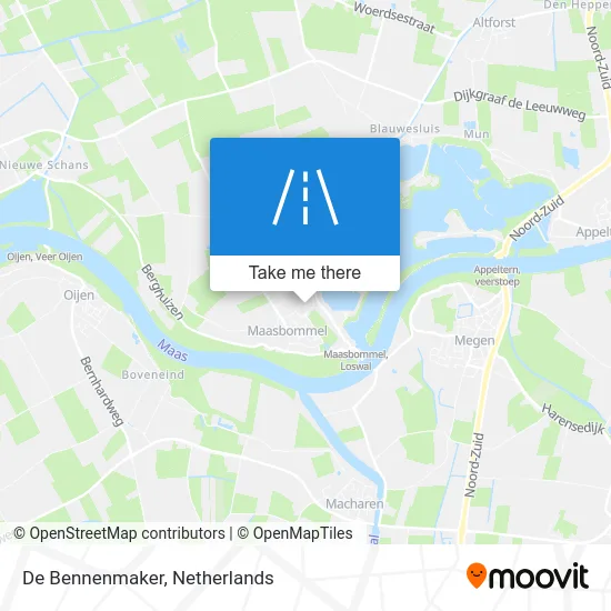 De Bennenmaker map