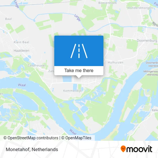 Monetahof map