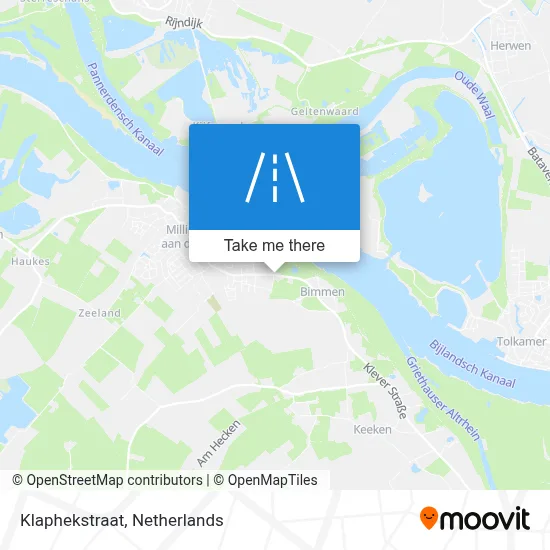 Klaphekstraat map