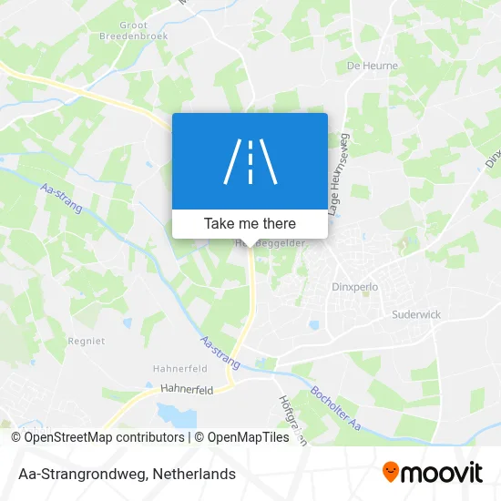 Aa-Strangrondweg map
