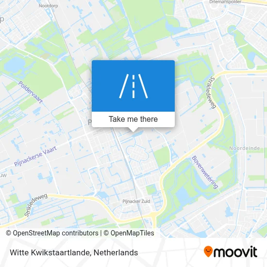 Witte Kwikstaartlande map