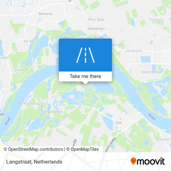 Langstraat map