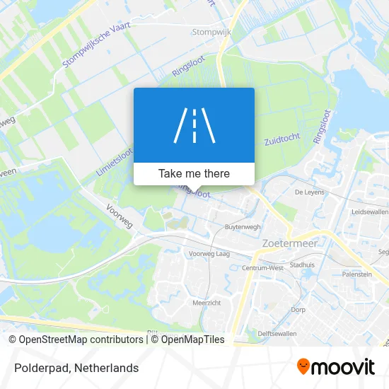 Polderpad map