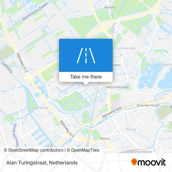 Alan Turingstraat map