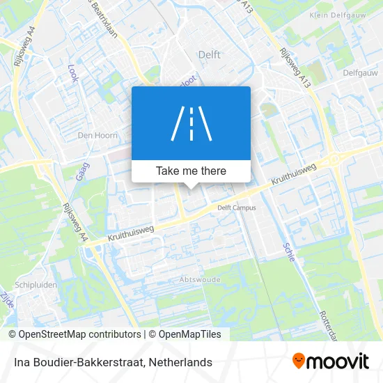 Ina Boudier-Bakkerstraat map