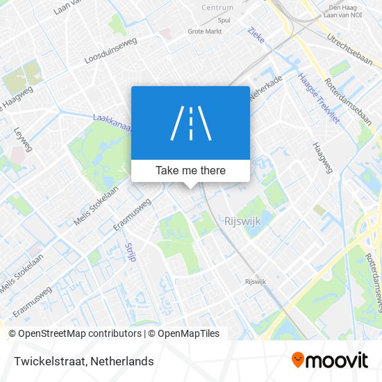 Twickelstraat map