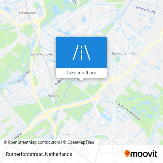 Rutherfordstraat Karte