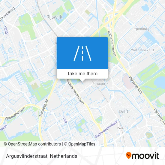 Argusvlinderstraat map