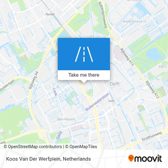 Koos Van Der Werfplein map