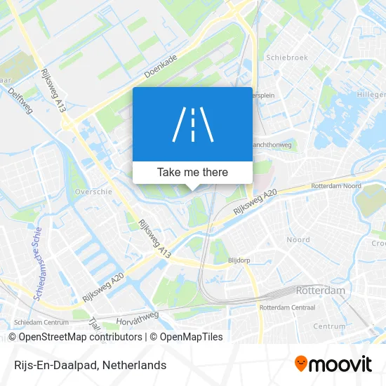 Rijs-En-Daalpad Karte