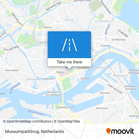 Museumparkbrug map