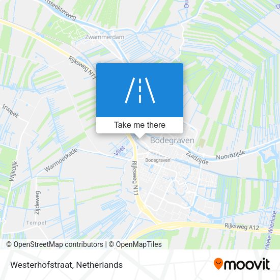 Westerhofstraat map