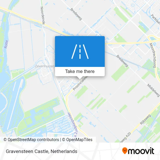 Gravensteen map