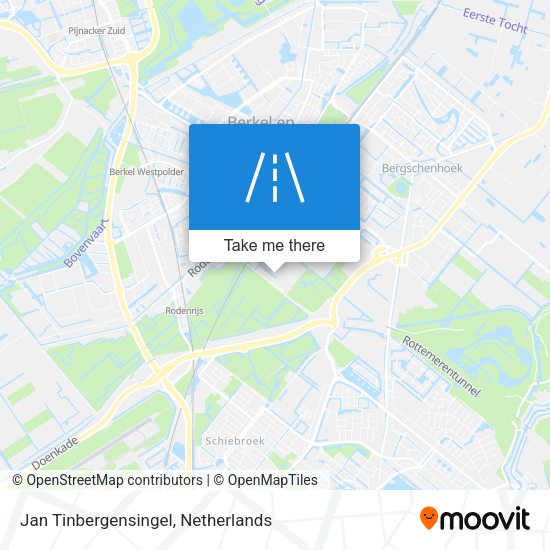 Jan Tinbergensingel map