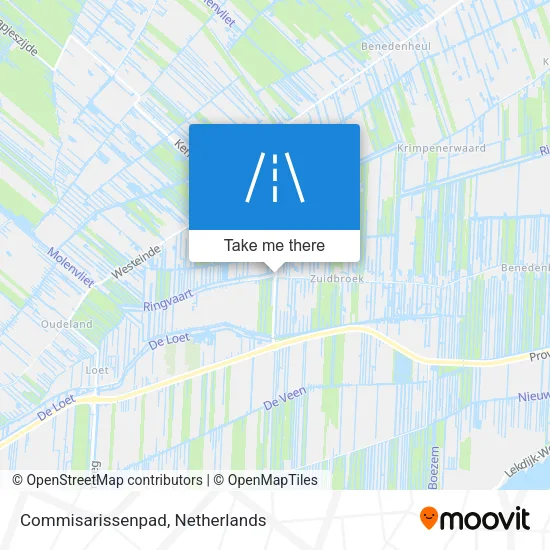 Commisarissenpad map