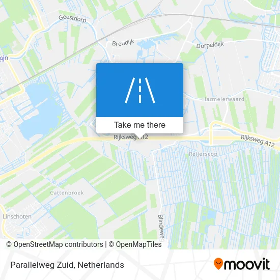 Parallelweg Zuid map