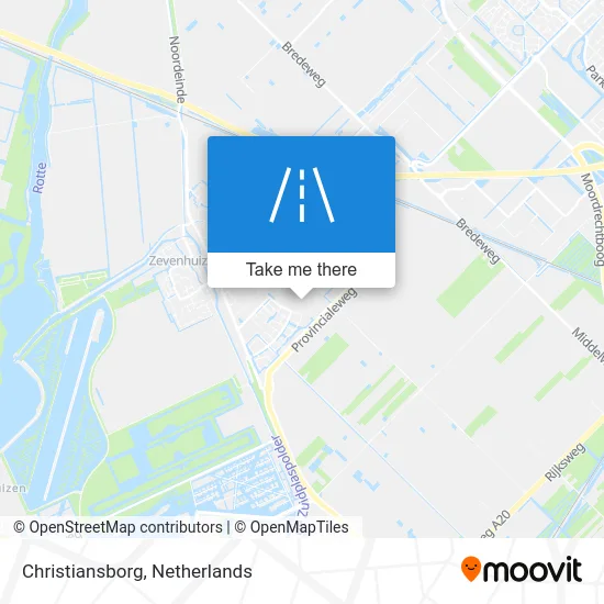 Christiansborg map