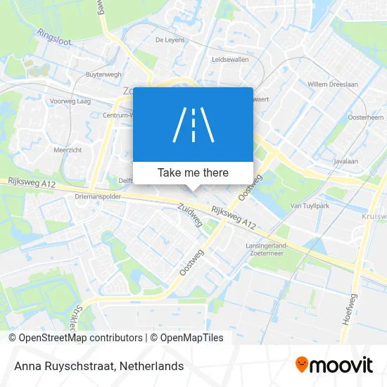 Anna Ruyschstraat map